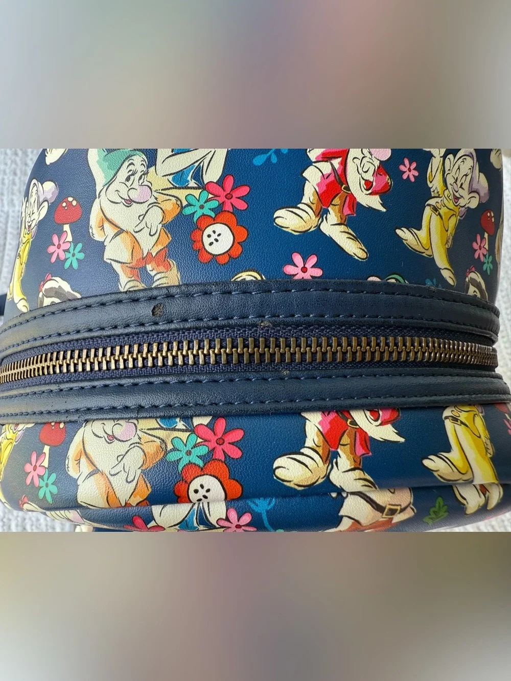 Loungefly Disney Snow White and the Seven Dwarfs Floral Watercolor Allover Print